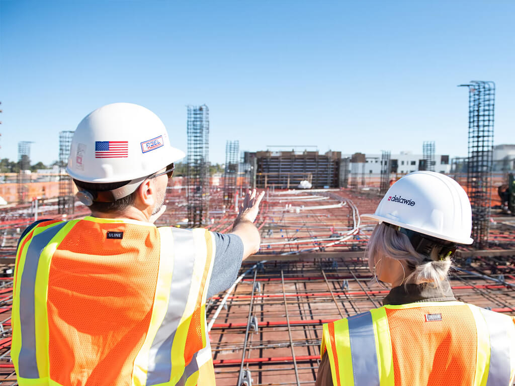 Commercial building construction