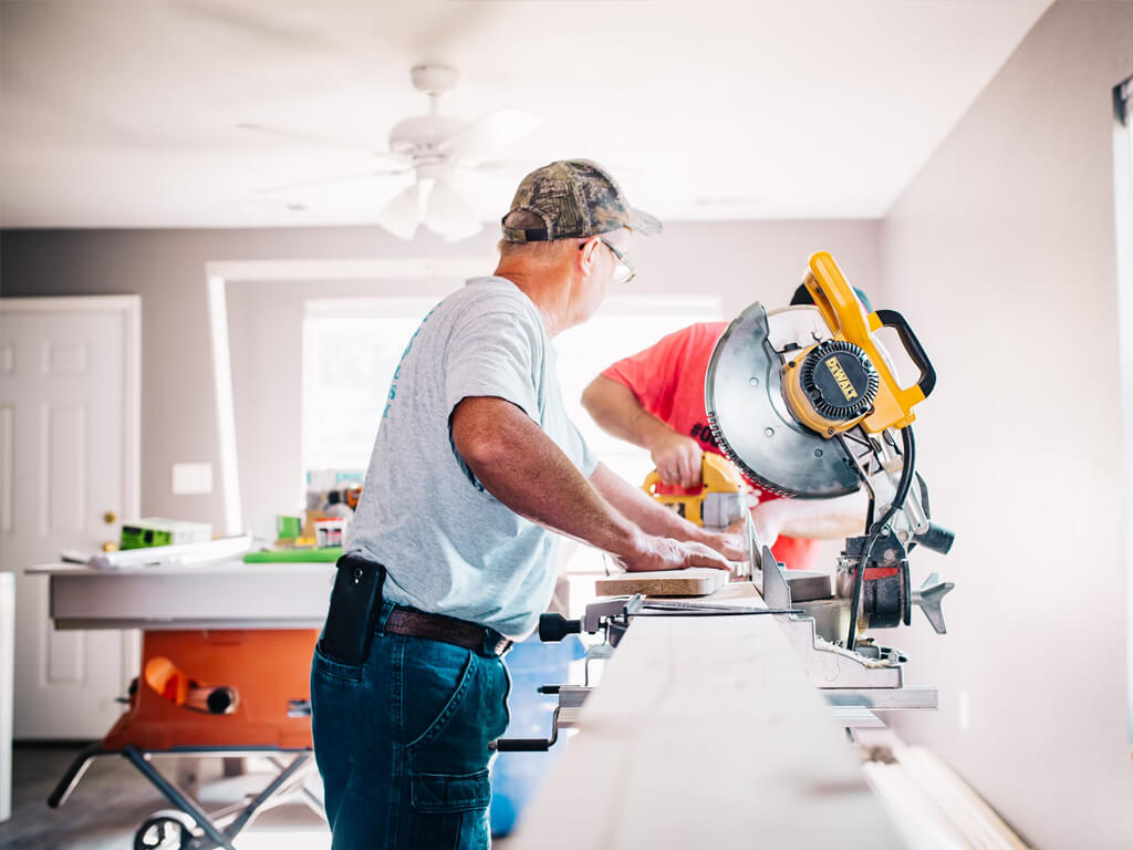 Interior space remodeling